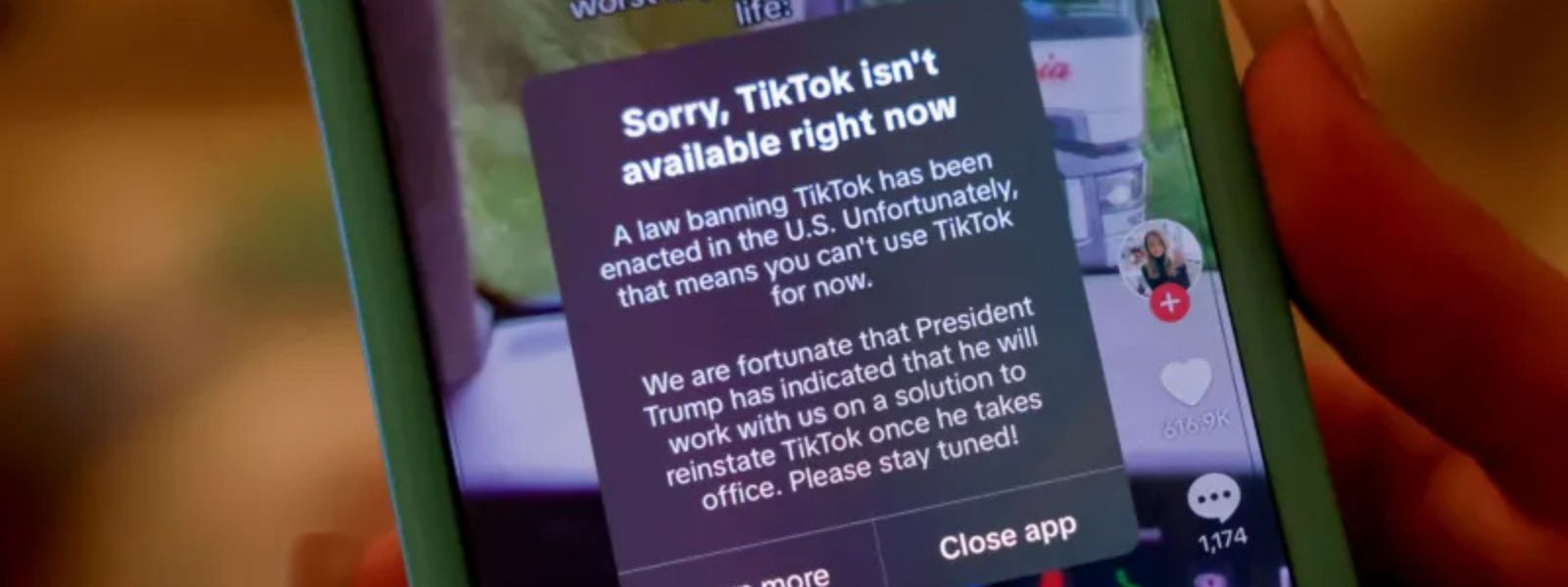 TikTok goes offline in the US hours before ban